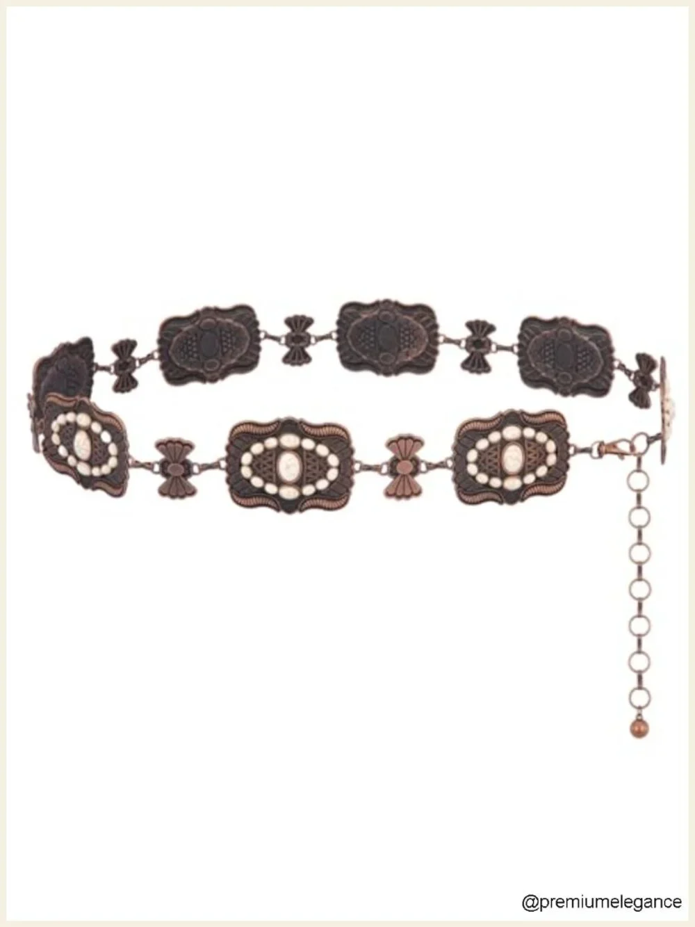 Large Western Concho Metal Belt for Women Cowgirl Style